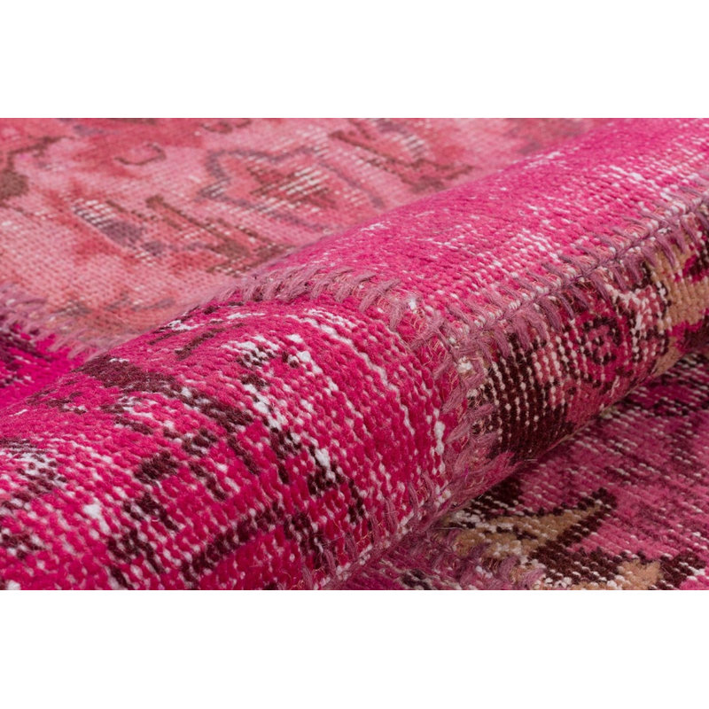 Modern Kabishayan Handmade Pink Area Rug