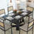 47 Inch - 67 Inch Extendable Dining Table For 4-6, Rectangle Kitchen Table With Removable Leaves And Storage-1373316824