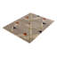 Mid Century Modern Hand Knotted Wool Geometric Area Rug-1534051949