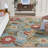 Emrick Hand Hooked Wool Floral Rug-17572053