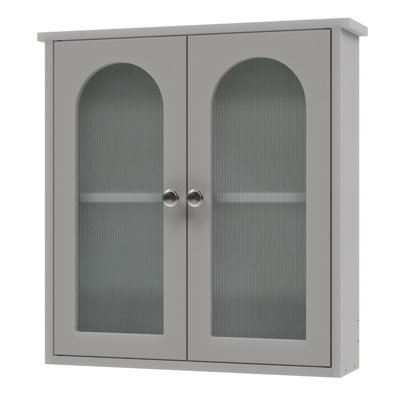 22*23in Translucent Double-Door Medicine Cabinet