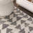 Taos Moroccan Triangle Geometric Cream/Gray Rug-765134152