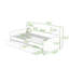 Twin Upholstered Daybed with Shelves and Drawers-1569372518