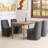 33.5" Rolling Dining Chair（Set of 4）-291495461