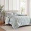Ensemble de couette 7 pièces pour lit king size avec drap-housse, vert-134538606-134538607