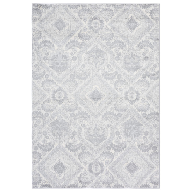 Claudean Performance Damask Rug, Rectangle 5'3" x 7'6"