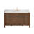 Lala 60" Single Bathroom Vanity with Grain White Engineered Stone Countertop without Mirror-1854023469