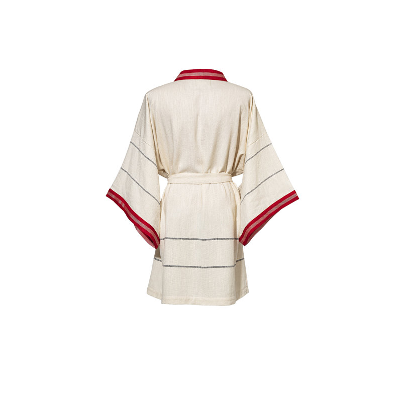 Short Pesthamal Kimono Red