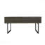 Table basse à 2 tiroirs avec finition onyx espresso Dazza