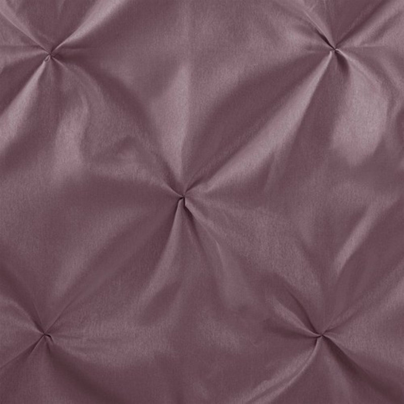 Rideau de douche capitonné semi-transparent, Mauve