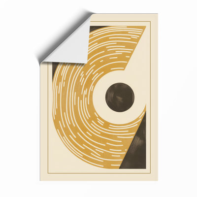 Golden Spiral Geometric - Framed Print