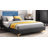 Sutton Performance Velvet Bed Frame-195014837-195014846