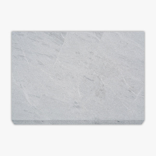 Solto White Grained Texture 16x24 Marble Paver