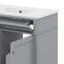 Meuble-lavabo de 36 po avec lavabo supérieur, armoire de rangement moderne avec 2 tiroirs et un tiroir basculant-116830614