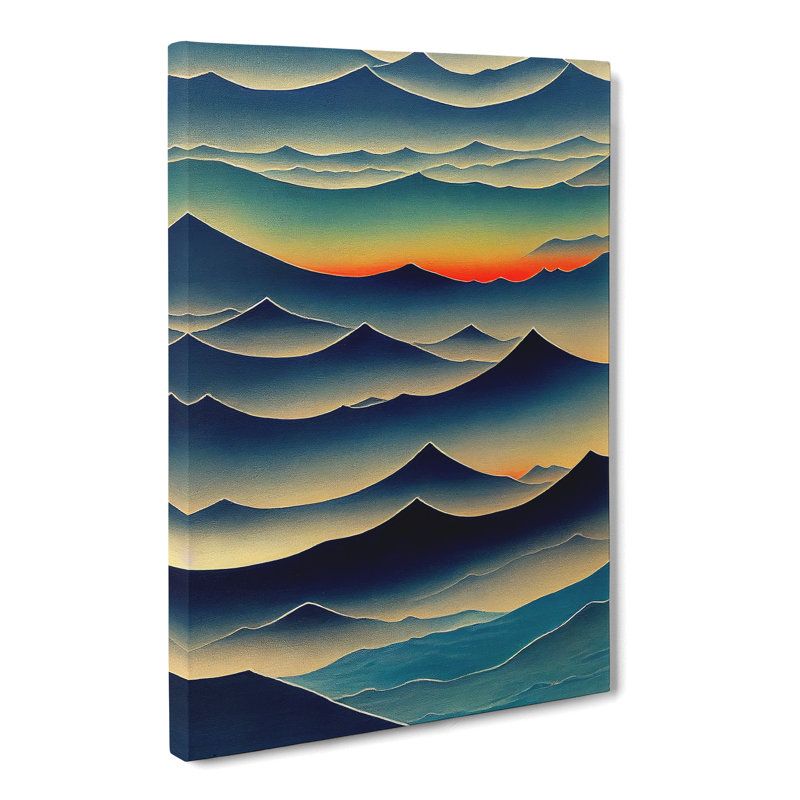 Ocean Seascape Abstract Vol.3 - Wrapped Canvas, 50cm H x 35cm W x 3cm D
