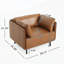 Chaise longue rembourrée avec revêtement Raab-113437003