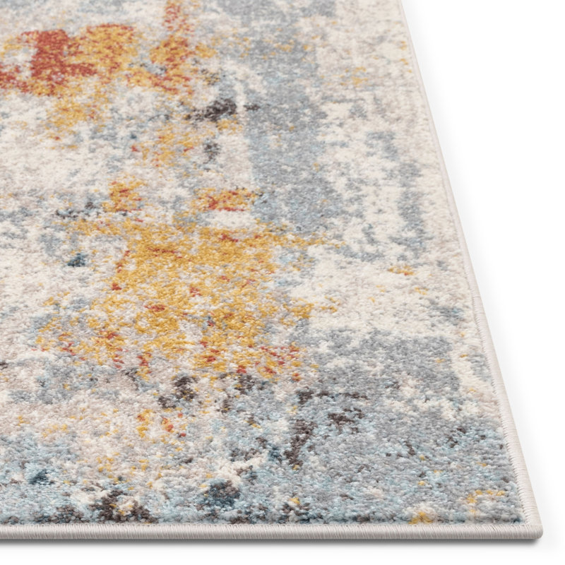 Sydney Abstract Synthetic Area Rug, Rectangle 120 x 160cm