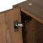 Armoire de salle de bain en imitation de chêne 36 po, 3 portes à fermeture douce, 3 fonctions pratiques et élégantes