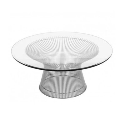 Table basse Oliver en verre trempé