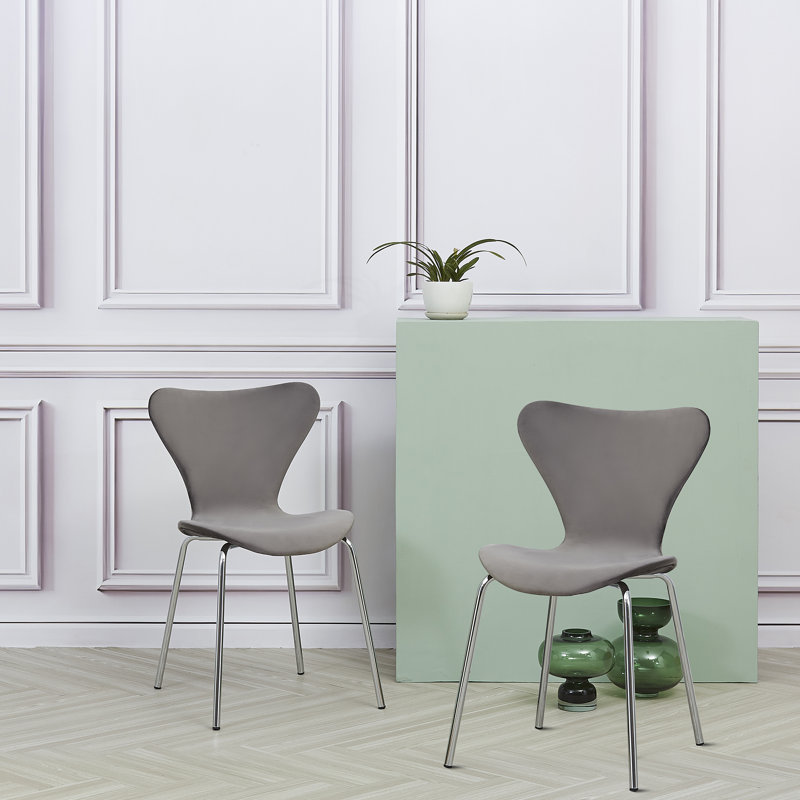 Cheetham 2 - Person Dining Set, Grey/Silver