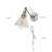 Edmont Iron Plug-in Swing Arm Sconce-1009225664