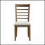 Élégante table de salle à manger 6 pièces avec banc et chaises d'appoint, mobilier en bois brun clair confortable