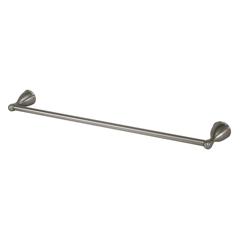 Ames 25.86'' Wall Mounted Towel Bar, Brushed Nickel