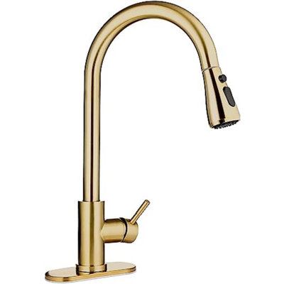 Mega Handles Single Faucet Pull Down Kitchen sink Faucet, Pull Down Sprayer with 3-Way Spray 