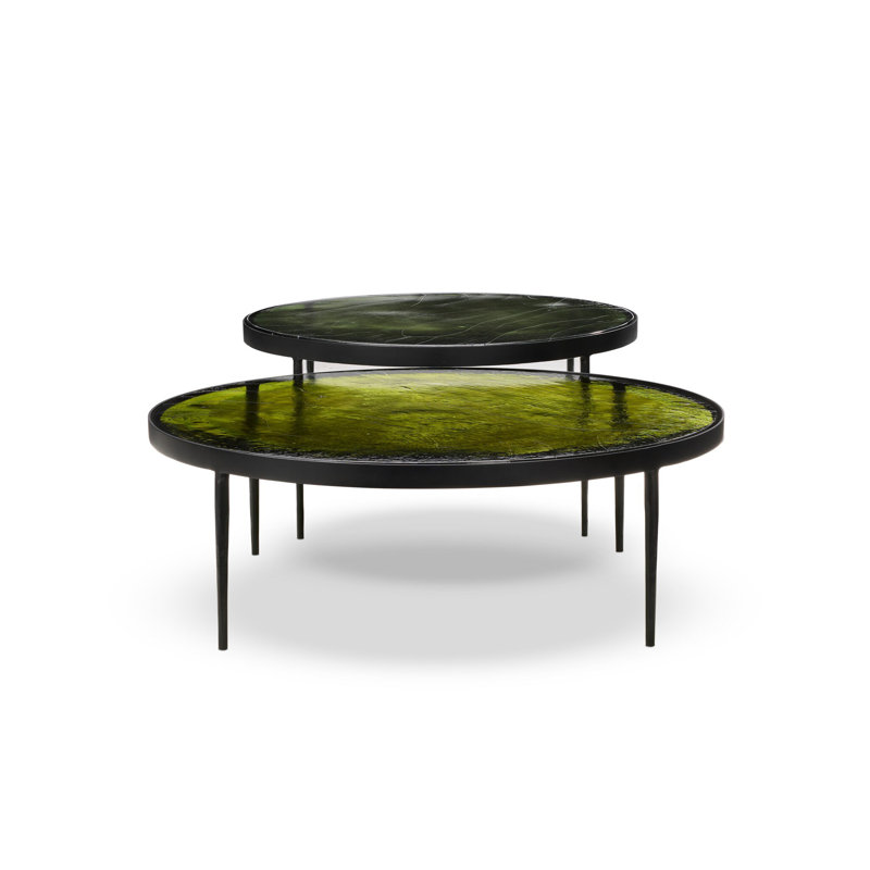 Yoko Glass Nesting Coffee Table