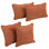 Microsuede Reversible Throw Pillow