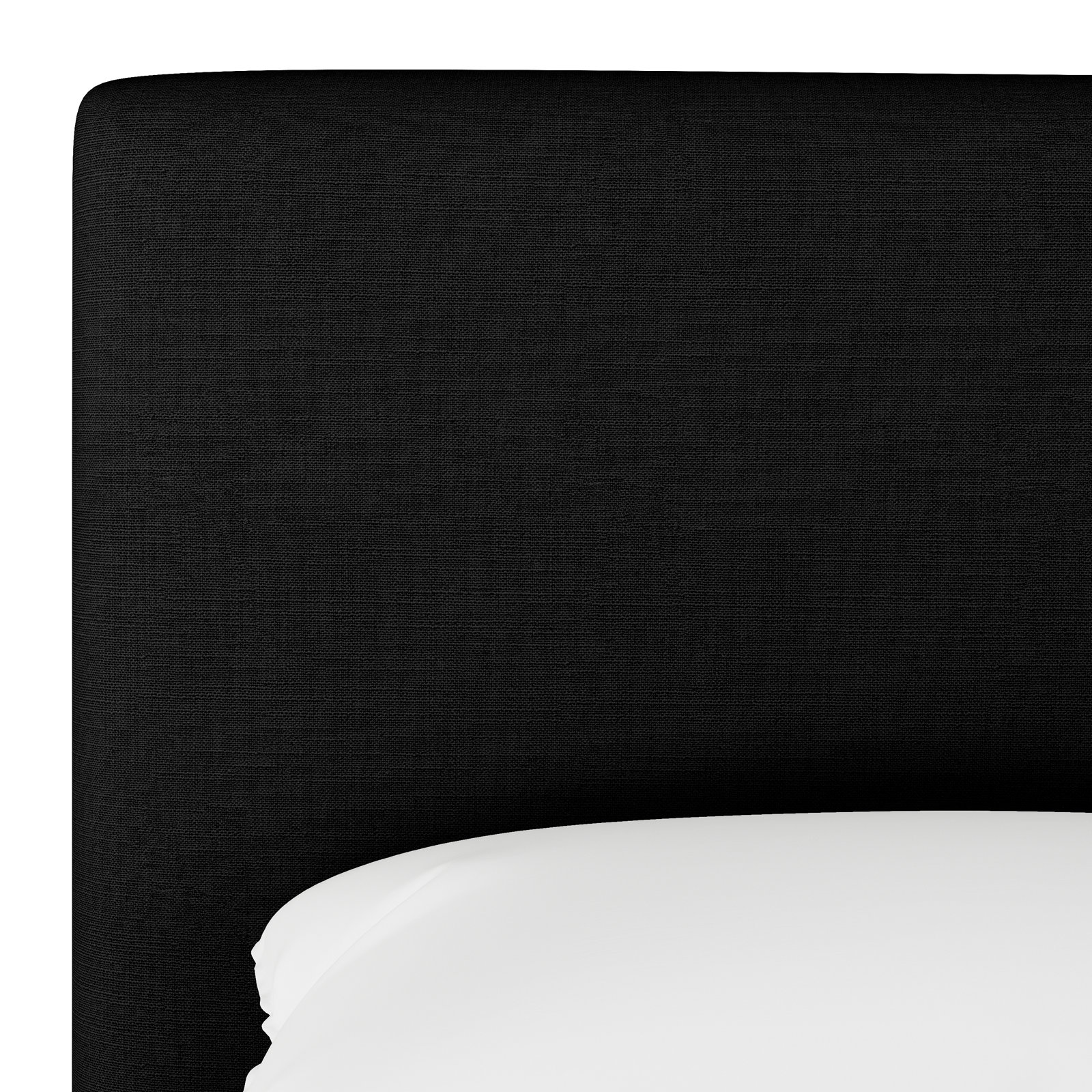 Eisley Upholstered Bed, Queen, Classic Black Linen