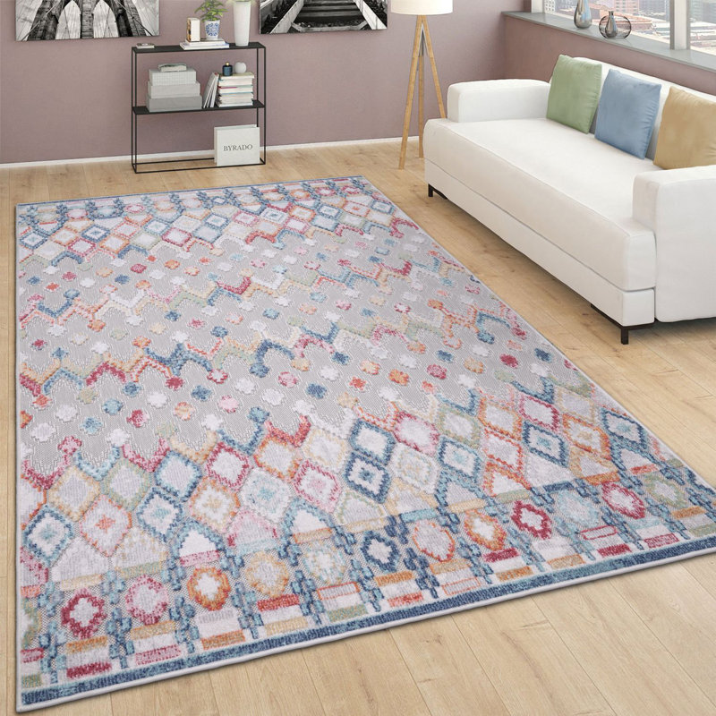 Rectangular Bedias Geometric Area Rug, Rectangle 160 x 220cm