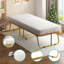 Lit pliant avec matelas Alwyn Home - Cadre de lit 75 x 45 - Lit pliant portatif pour adulte pour invités - Matelas en mousse viscoélastique épaisse de 4 pouces - Lit pliant peu encombrant pour un rangement facile
