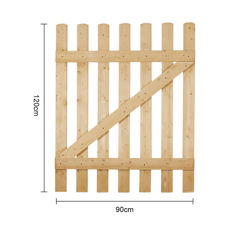Wood Gate, 120cm H x 90cm W x 3cm W