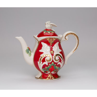 Stanger Christmas 36 oz. Teapot