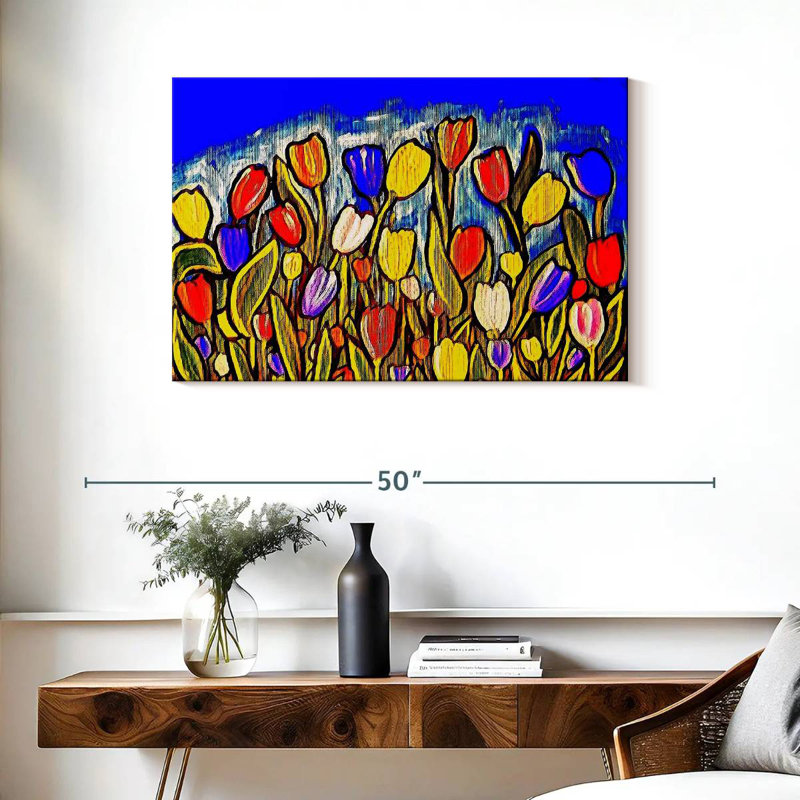 Harnek Dancing Tulis, 24" H x 36" W