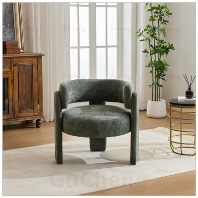 Fauteuil d'appoint moderne en tissu moderne, canapé rembourré confortable pour le salon, la chambre à coucher et le bureau