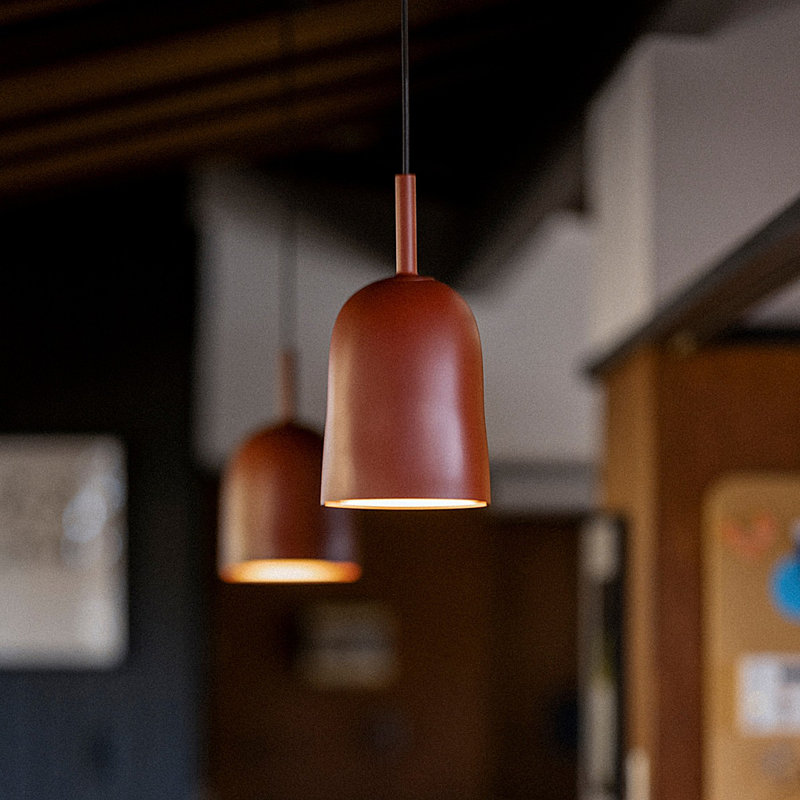 Vessel Pendant Light, 18" H x 14.5" W x 9" D, Sedona, Black