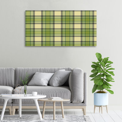 Green Trellis - No Frame Print on Canvas