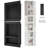 Shower Niche Ready for Tile 16" x 16" & 16" x 20", Triple Shelf Organizer, Square Corners Wall-inserted Niche Recessed, Sealed Protection Modern Soap Storage Niche for Shower Bathroom, Black