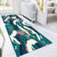 Élégant tapis non tissé à motif géométrique complexe, idéal pour un décor moderne ou un bureau-126123848