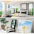 Amara Tempered Glass and Aluminum Alloy Framed French Cleat Mounted Wall Mirror-434510285-440482592