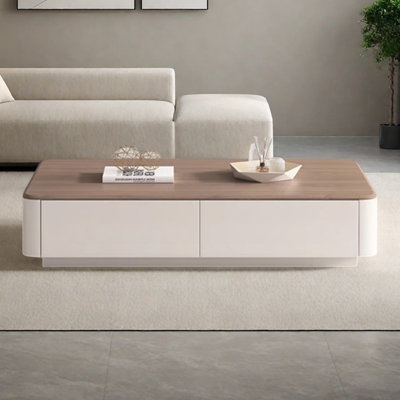 Table basse de style crème simple