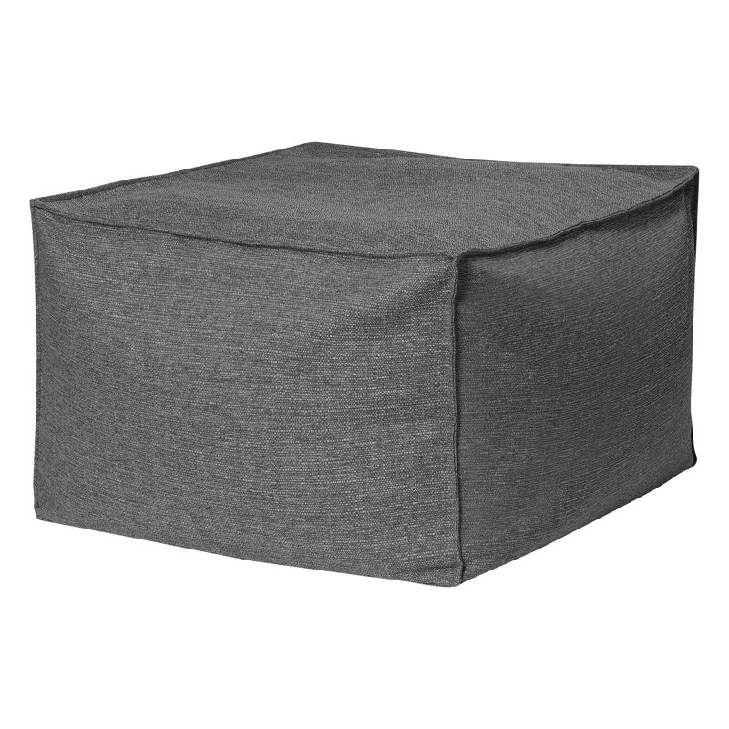 Loft Trinidad Upholstered Pouf, Gray