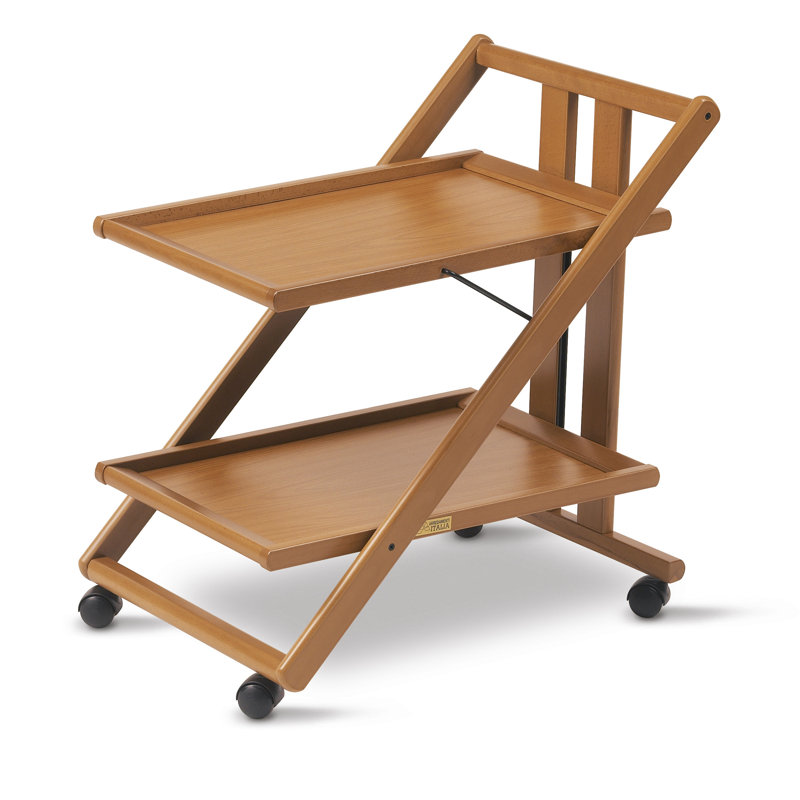 Moline Solid Wood Bar Cart