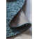 Solid Colour Machine Woven Teal Area Rug