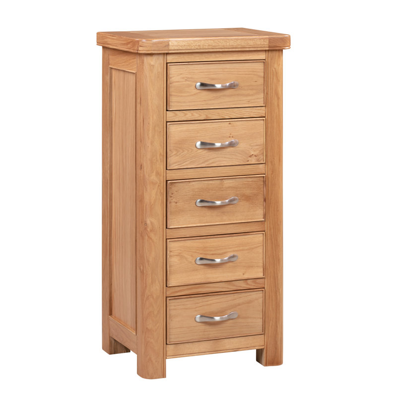 Comfrey 50cm W 5 - Drawer Chest of Drawers, Natural