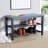 Sleaford Grey 2 Shelf Linen Shoe Bench