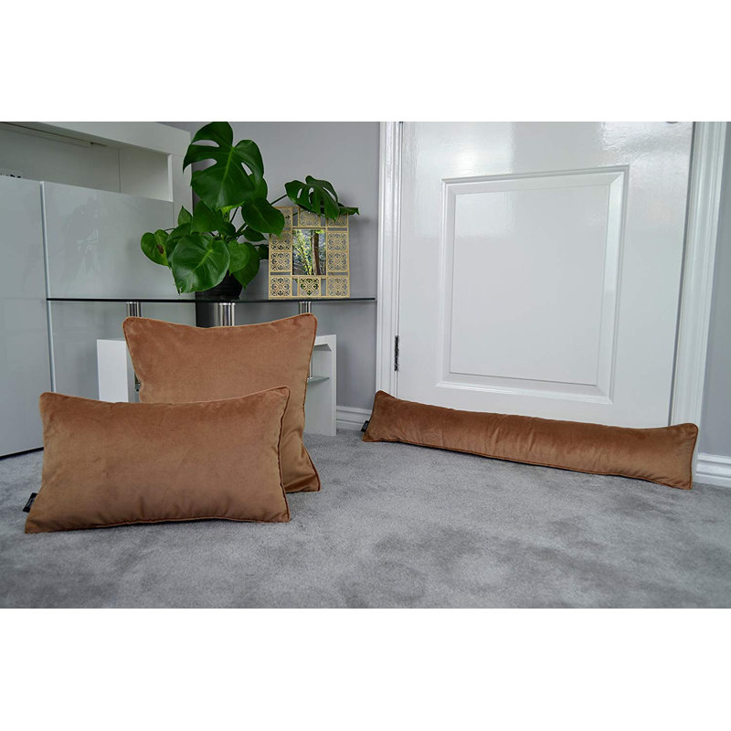 Jamel Rectangular Floor Cushion Cover, 30 x 50cm, Caramel Gold