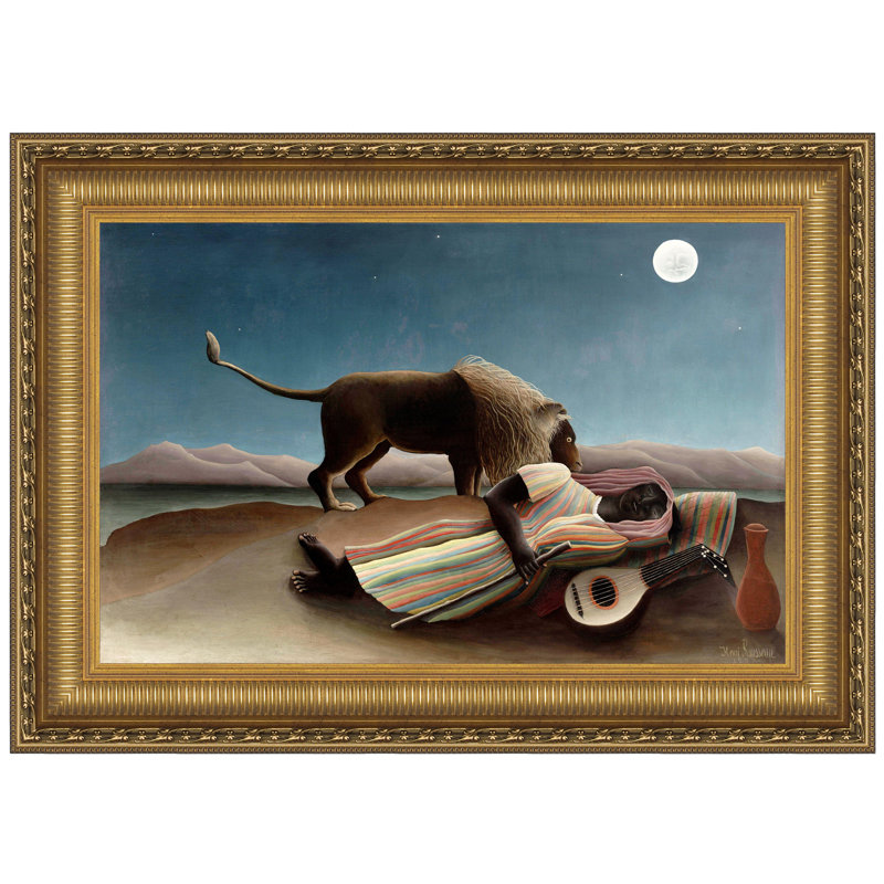 «By Henri Rousseau», reproduction d'art sur toile, H 34,75 po x l 49,25 po x P 1,875 po